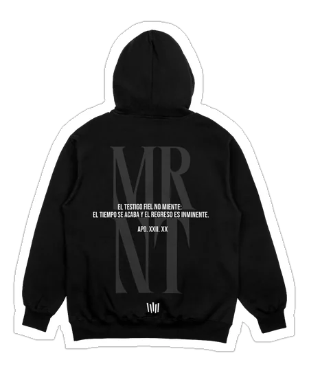 Sudadera negra Maranata